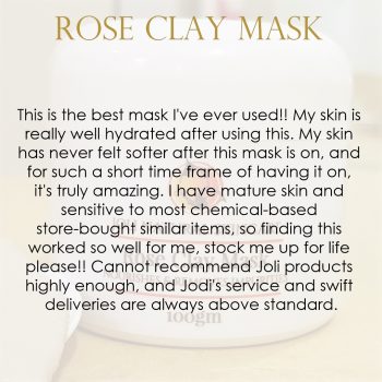 feedback rose clay mask